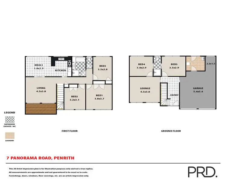 Floorplan of Homely house listing, 7 Panorama Road, Penrith NSW 2750