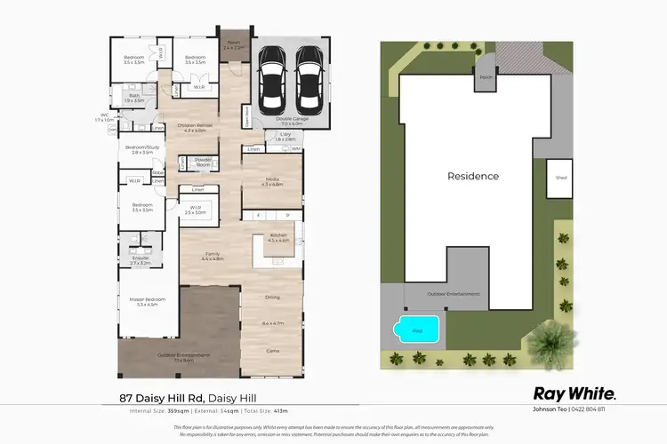 Floorplan of Homely house listing, 87 Daisy Hill Road, Daisy Hill QLD 4127