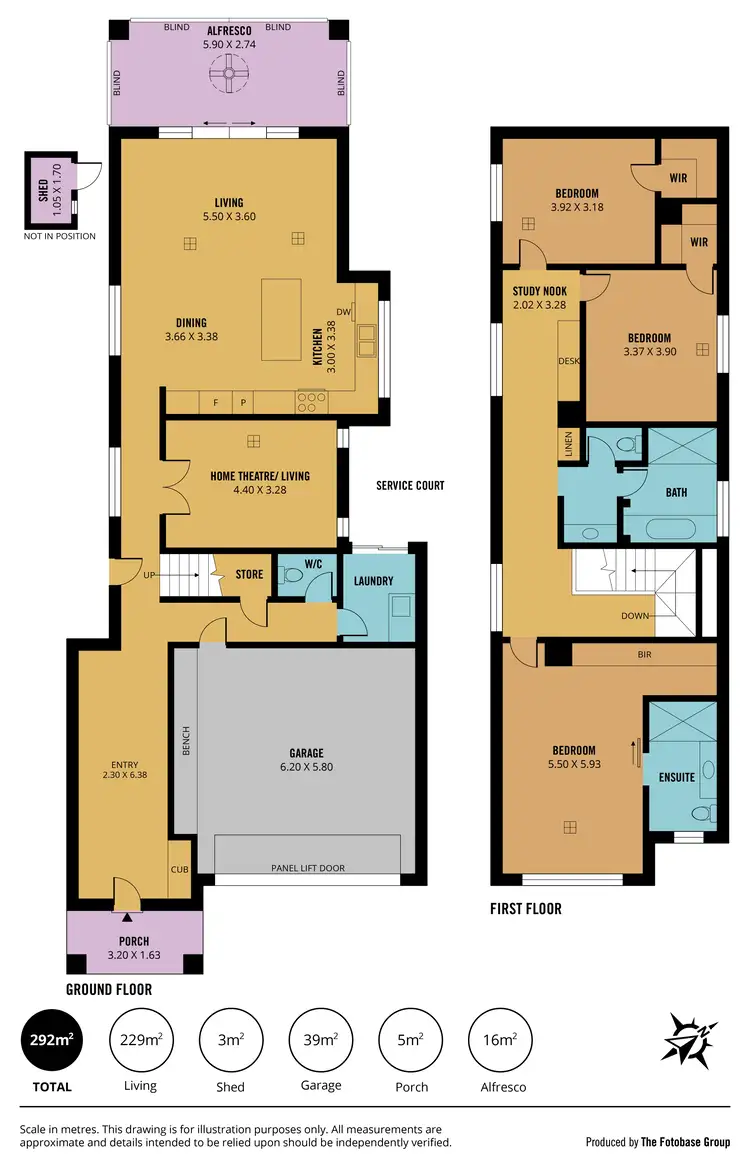 Floorplan of Homely house listing, 11 Crompton Drive, St Clair SA 5011
