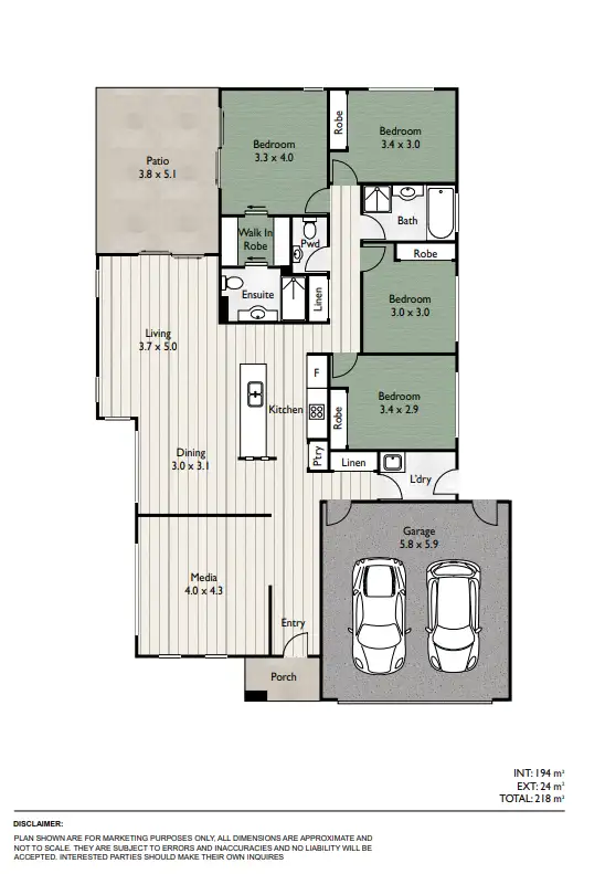 Floorplan of Homely house listing, 18 Wildwood Circuit, Mango Hill QLD 4509