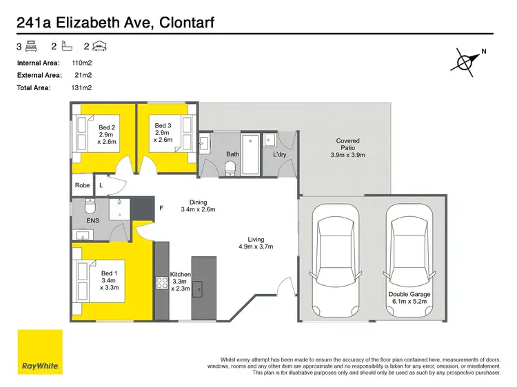Floorplan of Homely house listing, 241A Elizabeth Avenue, Clontarf QLD 4019