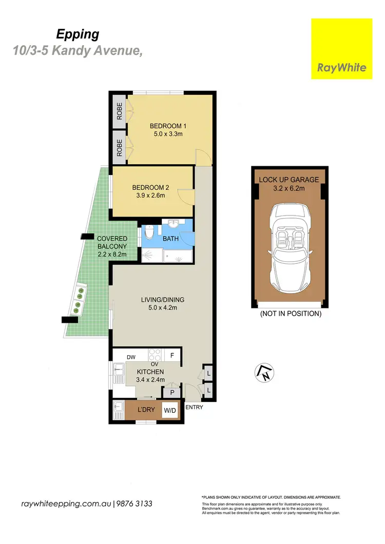 Floorplan of Homely unit listing, 10/3-5 Kandy Avenue, Epping NSW 2121
