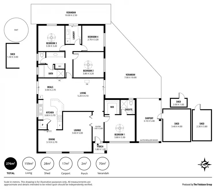 Floorplan of Homely house listing, 35 Michelmore Drive, Meadows SA 5201