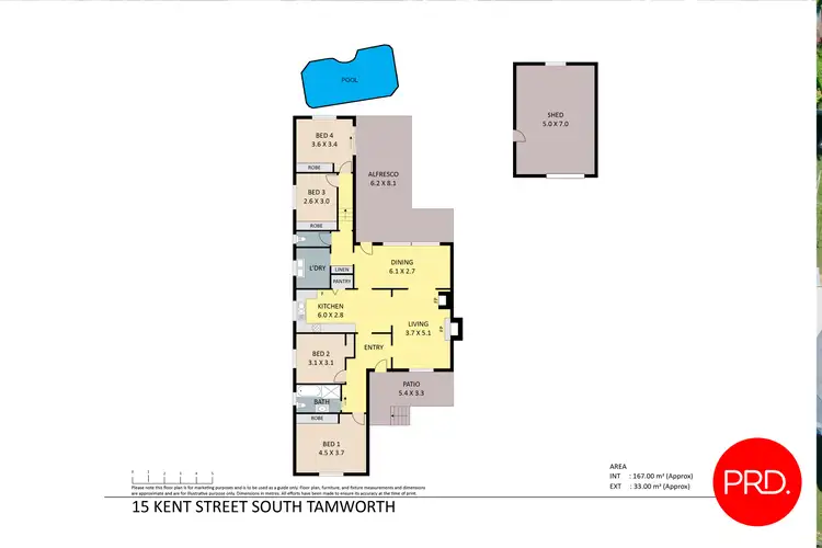 Floorplan of Homely house listing, 15 Kent Street, Tamworth NSW 2340