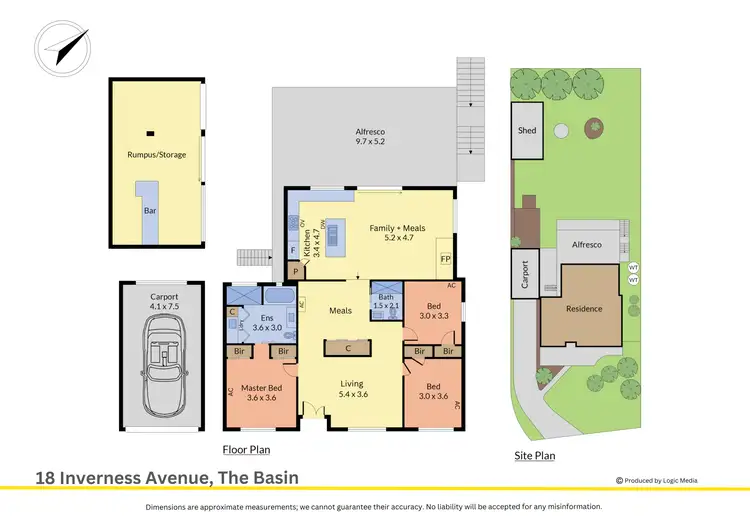 Floorplan of Homely house listing, 18 Inverness Avenue, The Basin VIC 3154