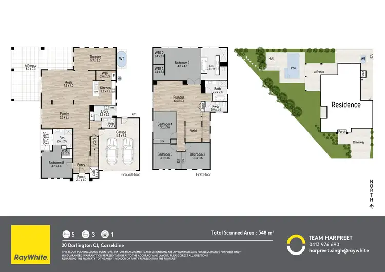 Floorplan of Homely house listing, 20 Darlington Close, Carseldine QLD 4034