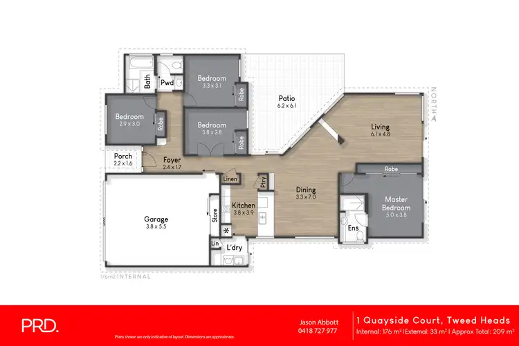 Floorplan of Homely house listing, 1 Quayside Court, Tweed Heads NSW 2485