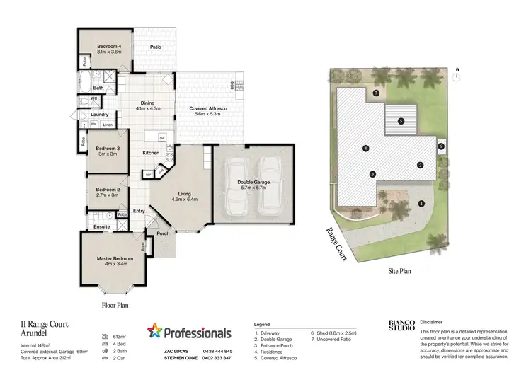Floorplan of Homely house listing, 11 Range Court, Arundel QLD 4214
