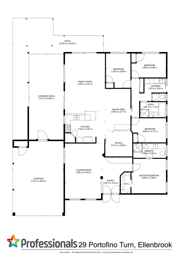 Floorplan of Homely house listing, 29 Portofino Turn, Ellenbrook WA 6069
