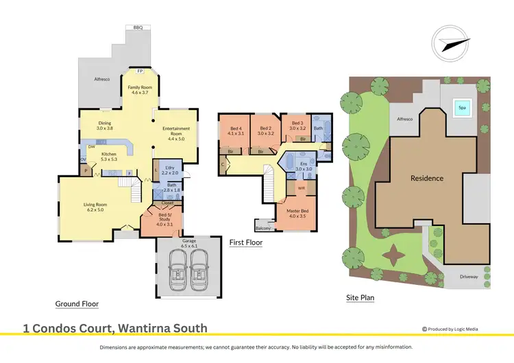 Floorplan of Homely house listing, 1 Condos Court, Wantirna South VIC 3152