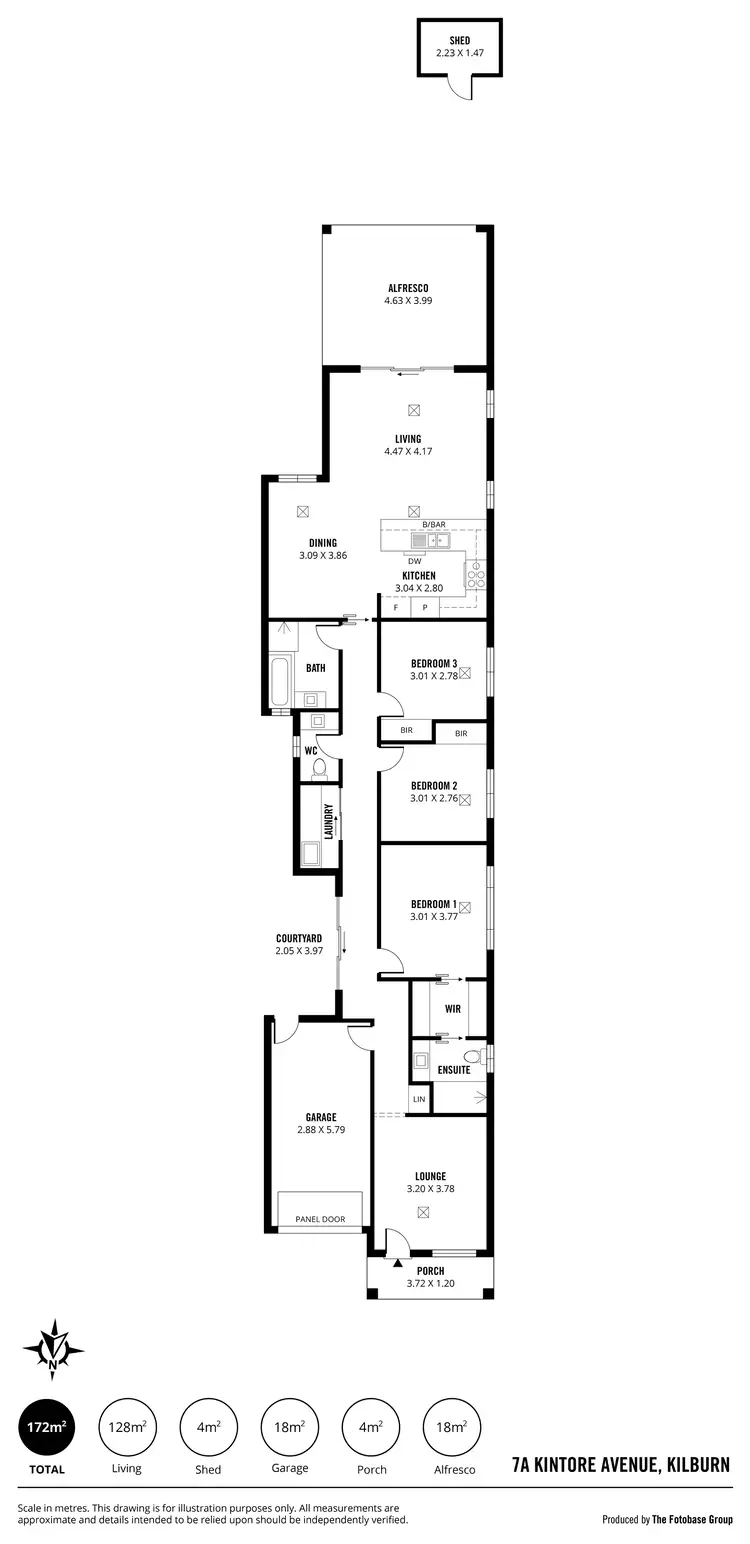 Floorplan of Homely house listing, 7A Kintore Avenue, Kilburn SA 5084