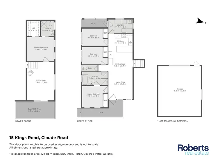 Floorplan of Homely house listing, 15 Kings Road, Claude Road TAS 7306