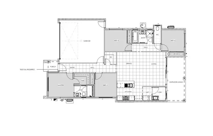 Floorplan of Homely house listing, 30 Aria Boulevard, Narangba QLD 4504