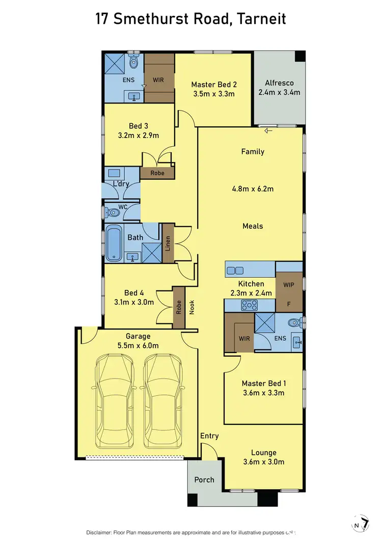 Floorplan of Homely house listing, 17 Smethurst Road, Tarneit VIC 3029
