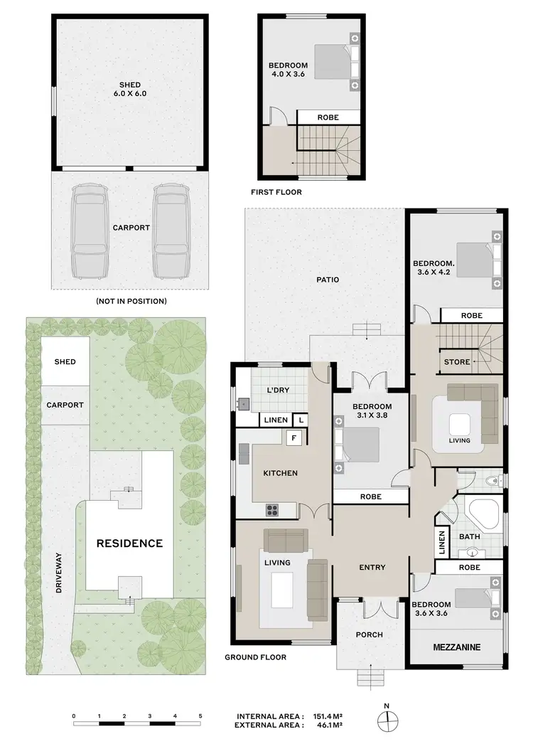 Floorplan of Homely house listing, 182 Howlett Street, Currajong QLD 4812