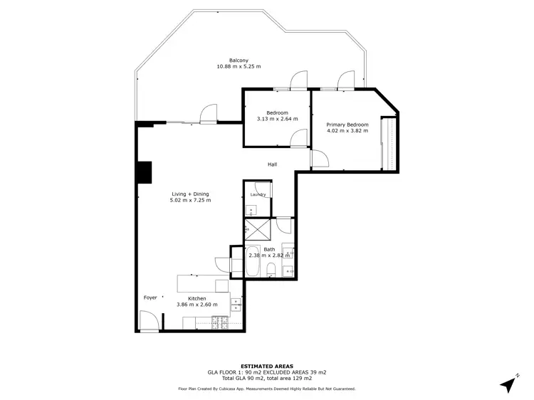 Floorplan of Homely apartment listing, 51/2 Pound Road, Hornsby NSW 2077