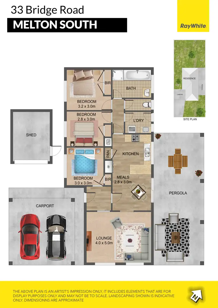 Floorplan of Homely house listing, 33 Bridge Road, Melton South VIC 3338