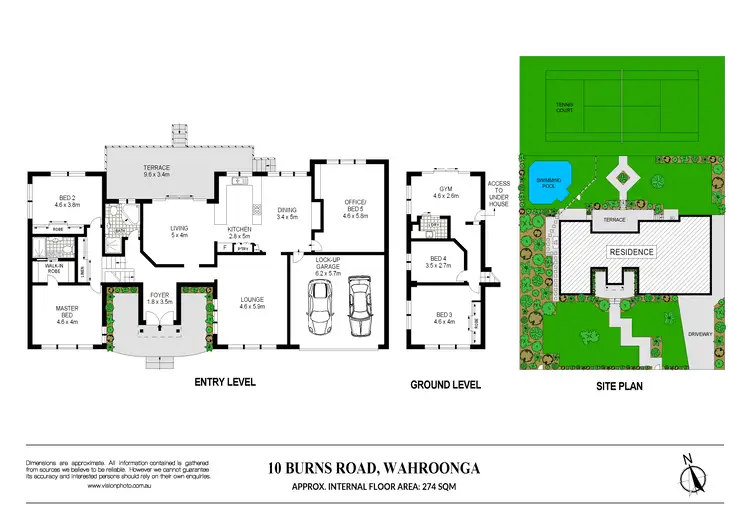 Floorplan of Homely house listing, 10 Burns Road, Wahroonga NSW 2076