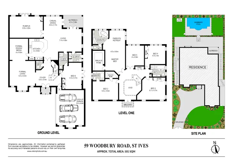 Floorplan of Homely house listing, 59 Woodbury Road, St Ives NSW 2075