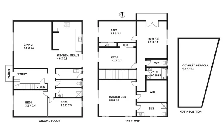 Floorplan of Homely house listing, 55 Westcott Parade, Rockbank VIC 3335