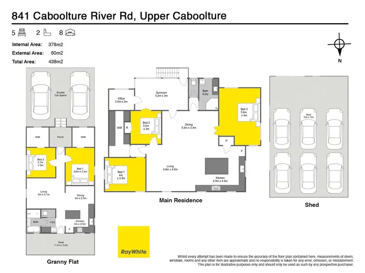 Floorplan of Homely rural property listing, 841 Caboolture River Road, Upper Caboolture QLD 4510