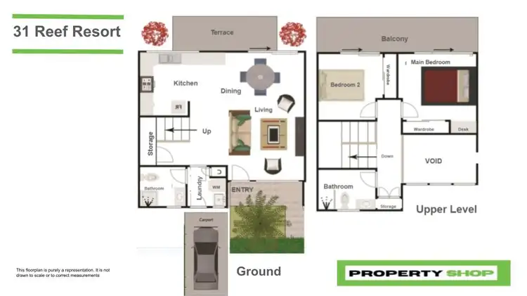 Floorplan of Homely apartment listing, 31/121-137 Port Douglas Road, Port Douglas QLD 4877