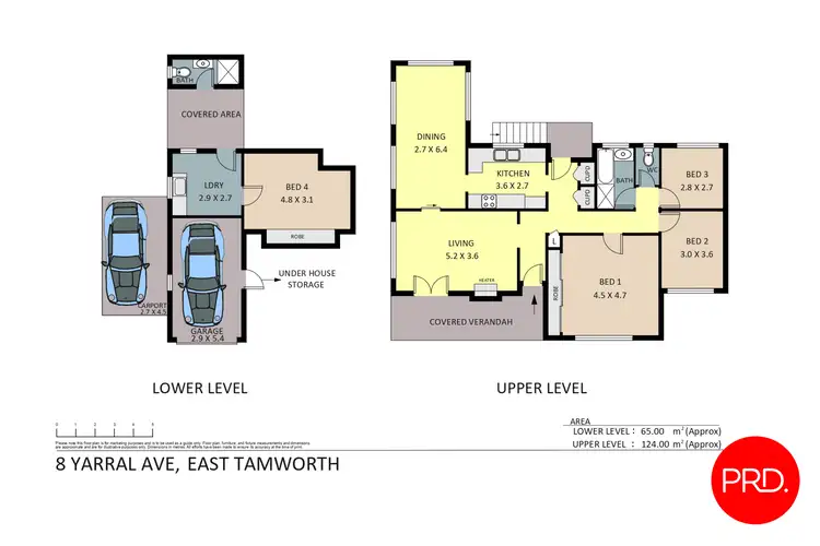 Floorplan of Homely house listing, 8 Yarral Avenue, Tamworth NSW 2340