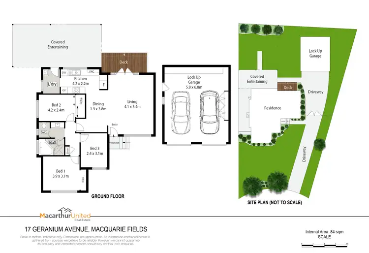 Floorplan of Homely house listing, 17 Geranium Avenue, Macquarie Fields NSW 2564