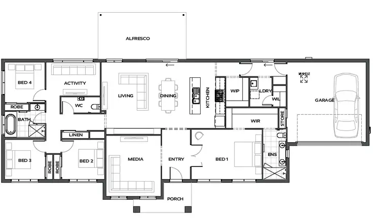 Floorplan of Homely house listing, Address available on request