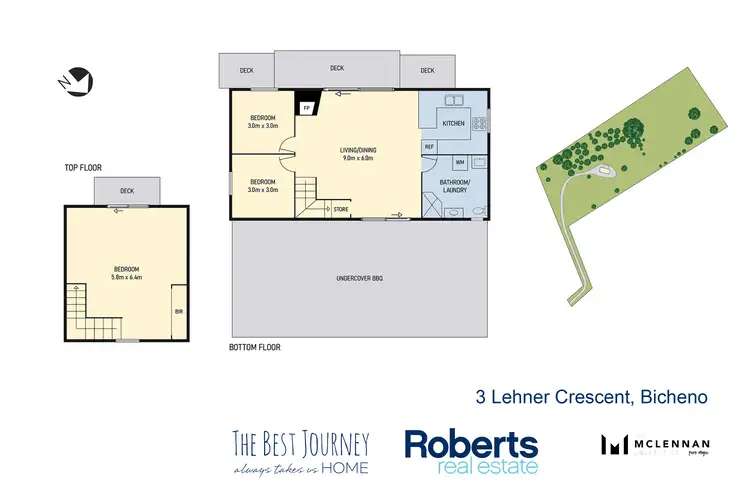 Floorplan of Homely house listing, 3 Lehner Crescent, Bicheno TAS 7215