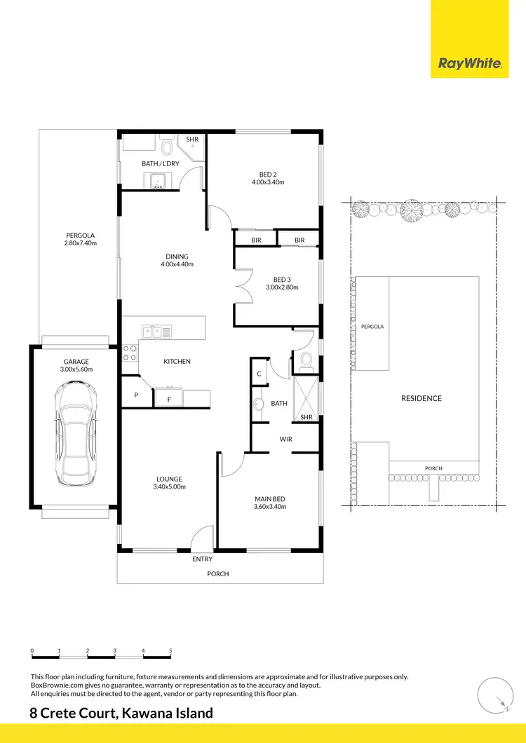 Floorplan of Homely house listing, 8 Crete Court, Kawana Island QLD 4575