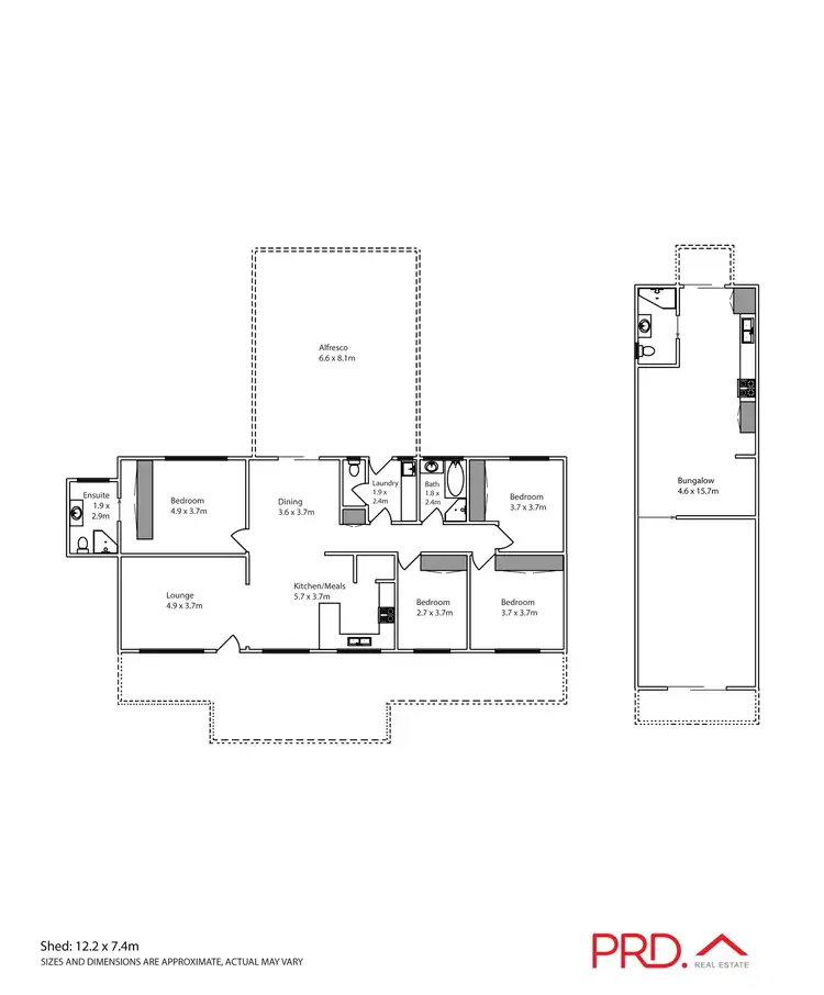 Floorplan of Homely house listing, 687 Cureton Avenue, Nichols Point VIC 3501