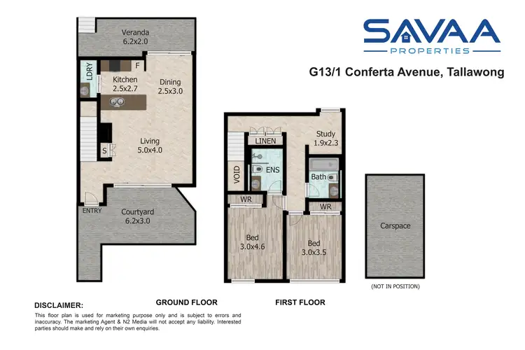 Floorplan of Homely unit listing, 13/1-15 Conferta Avenue, Tallawong NSW 2762
