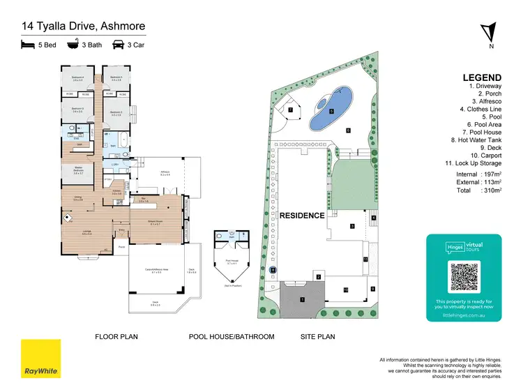 Floorplan of Homely house listing, 14 Tyalla Drive, Ashmore QLD 4214