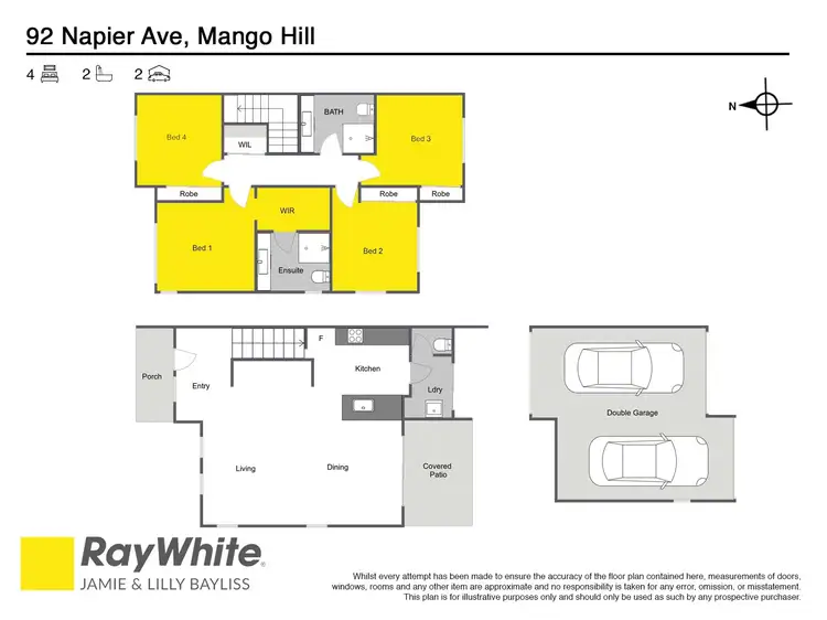 Floorplan of Homely house listing, 92 Napier Avenue, Mango Hill QLD 4509