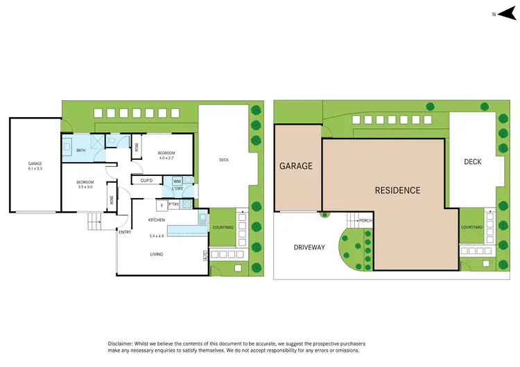 Floorplan of Homely unit listing, 3/25 Arlington Street, Ringwood VIC 3134