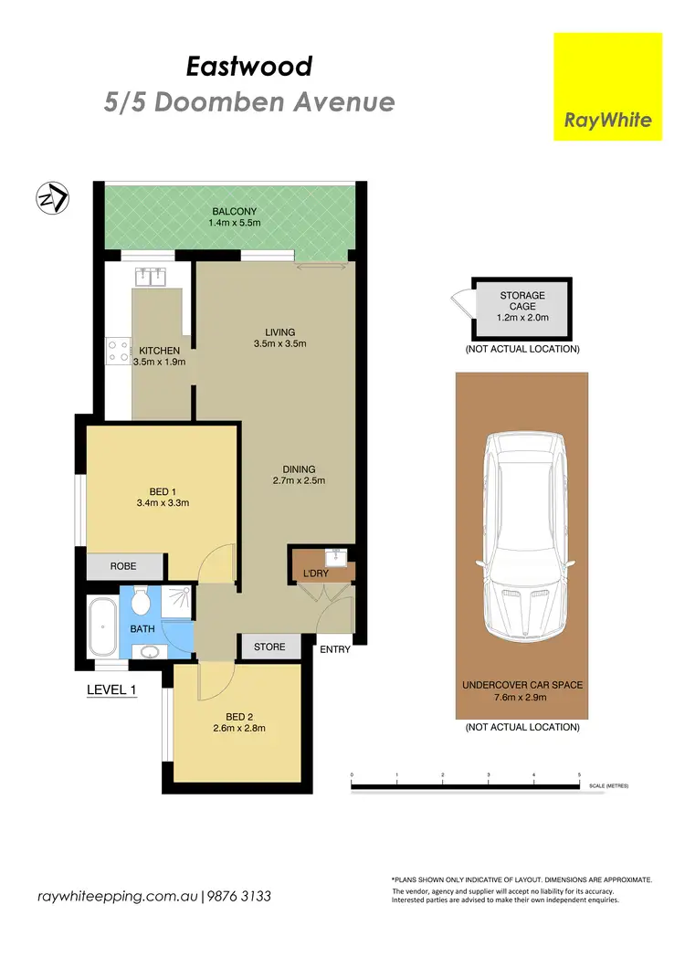 Floorplan of Homely apartment listing, 5/5 Doomben Avenue, Eastwood NSW 2122