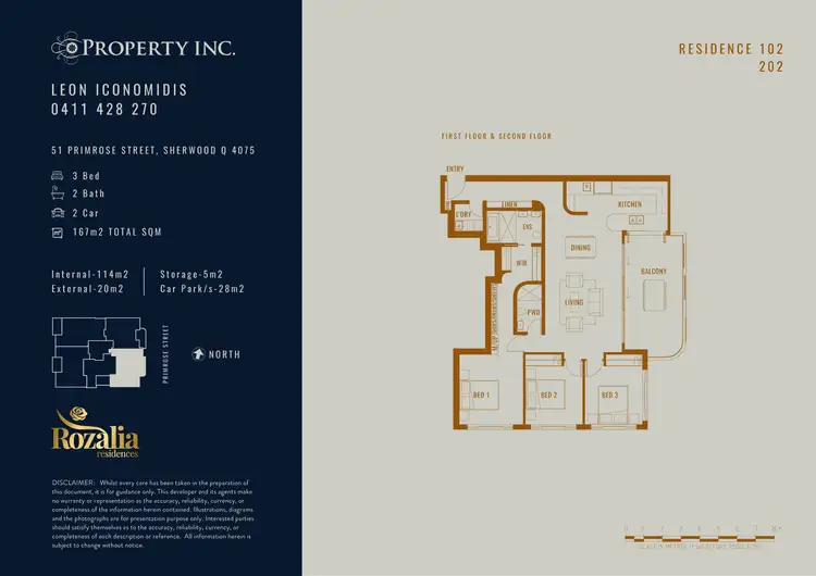 Floorplan of Homely unit listing, 102/51 Primrose Street, Sherwood QLD 4075