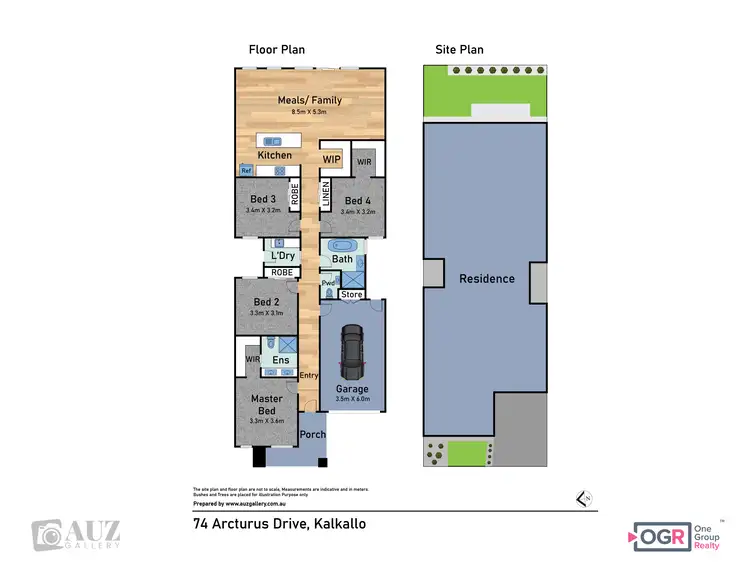 Floorplan of Homely house listing, 74 Arcturus Dr, Kalkallo VIC 3064