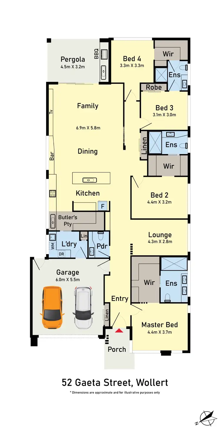 Floorplan of Homely house listing, 52 Gaeta Street, Wollert VIC 3750