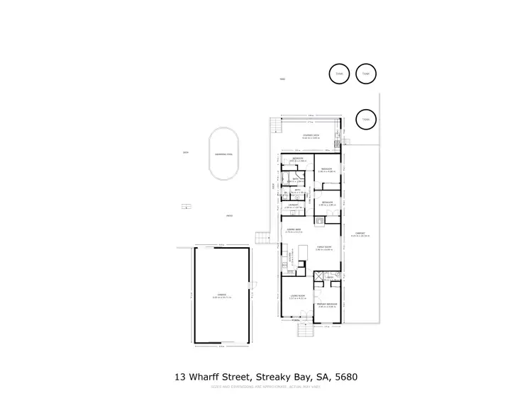 Floorplan of Homely house listing, 13 Wharff Street, Streaky Bay SA 5680