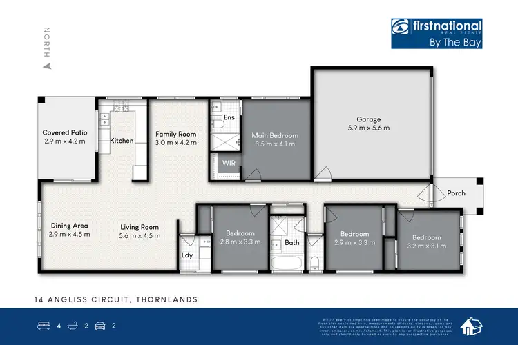 Floorplan of Homely house listing, 14 Angliss Circuit, Thornlands QLD 4164