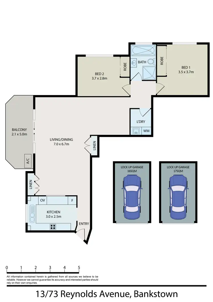 Floorplan of Homely unit listing, 13/73 Reynolds Avenue, Bankstown NSW 2200