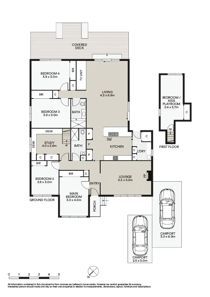 Floorplan of Homely house listing, 13 Glen Dhu Road, Kilsyth VIC 3137