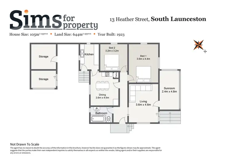 Floorplan of Homely house listing, 13 Heather Street, South Launceston TAS 7249