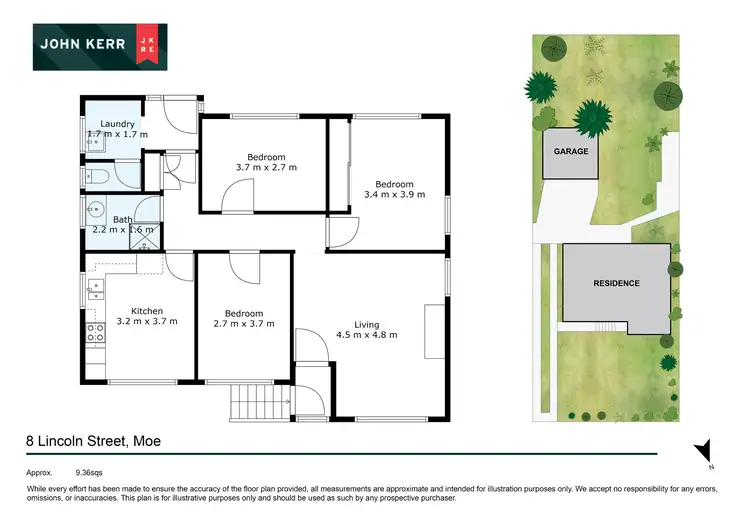Floorplan of Homely house listing, 8 Lincoln Street, Moe VIC 3825