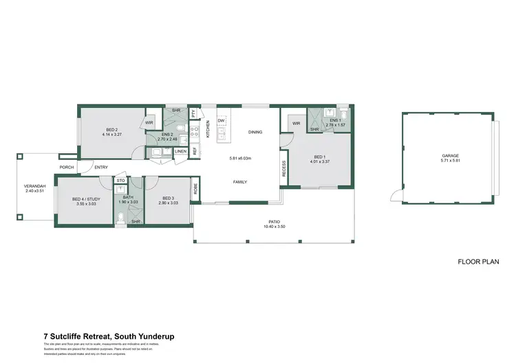 Floorplan of Homely house listing, 7 Sutcliffe Retreat, South Yunderup WA 6208