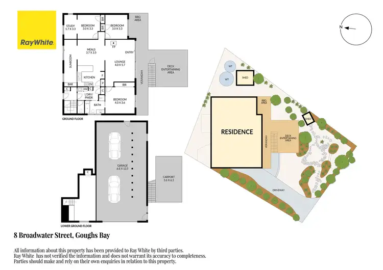 Floorplan of Homely house listing, 8 Broadwater Street, Goughs Bay VIC 3723