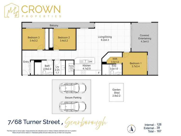 Floorplan of Homely unit listing, 7/68 Turner Street, Scarborough QLD 4020