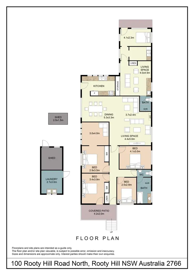 Floorplan of Homely house listing, 100 Rooty Hill Road North, Rooty Hill NSW 2766